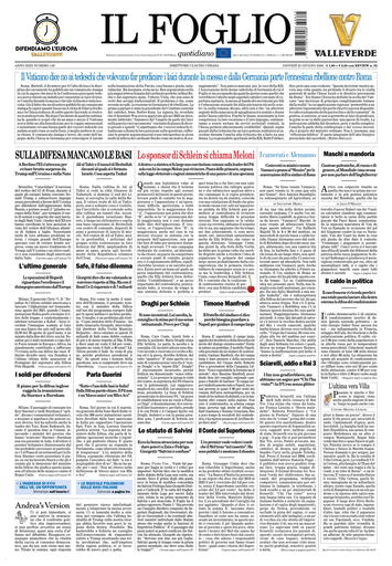 Copertura Il Foglio