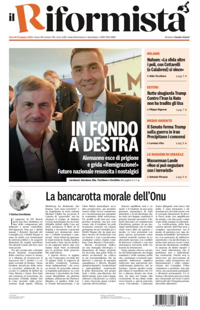 Copertura Il Riformista