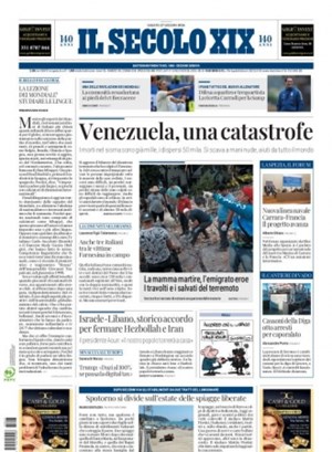 Copertura Il Secolo XIX