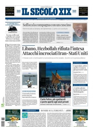 Copertura Il Secolo XIX