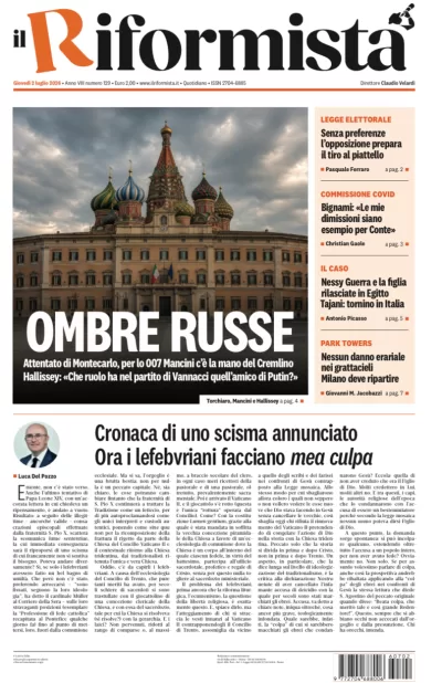 Copertura Il Riformista