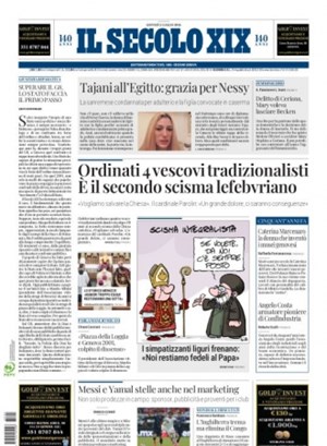 Copertura Il Secolo XIX
