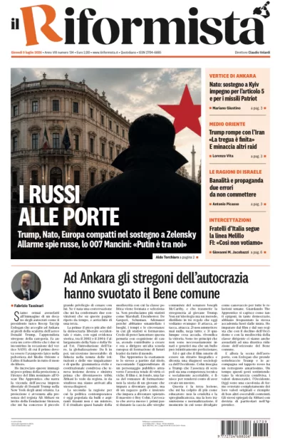 Copertura Il Riformista