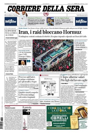 Copertura Corriere della Sera