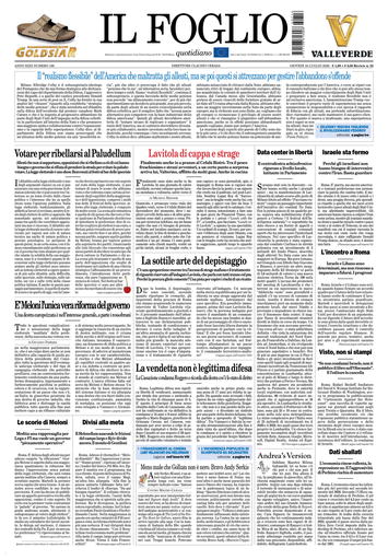 Copertura Il Foglio