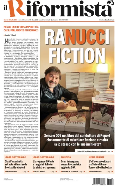 Copertura Il Riformista