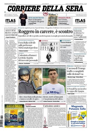 Copertura Corriere della Sera