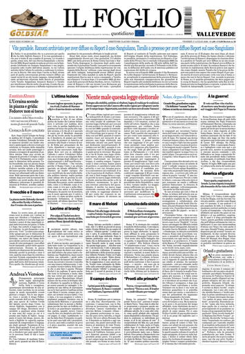 Copertura Il Foglio