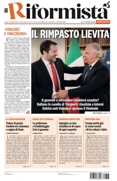 Copertura Il Riformista