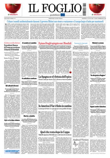 Copertura Il Foglio