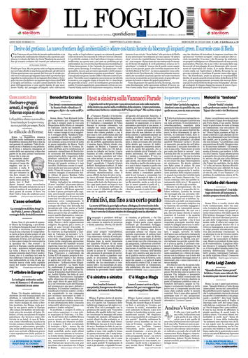 Copertura Il Foglio