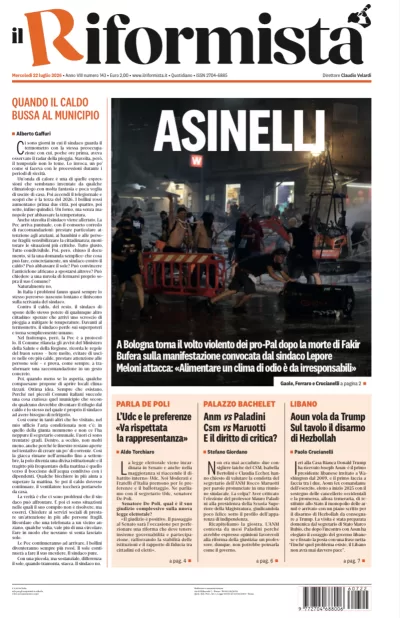 Copertura Il Riformista