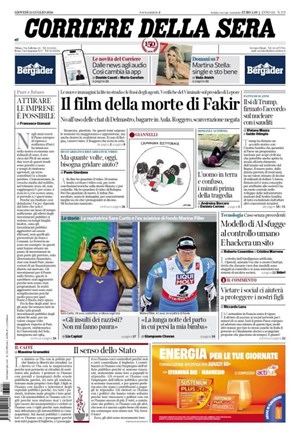 Copertura Corriere della Sera