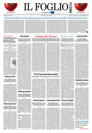 Copertura Il Foglio