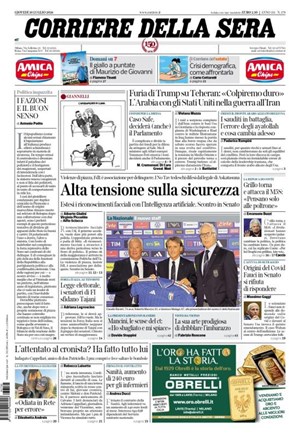 Copertura Corriere della Sera