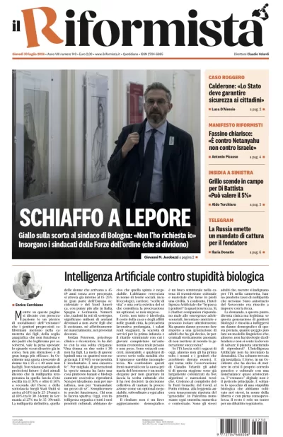 Copertura Il Riformista