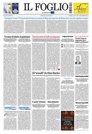Copertura Il Foglio