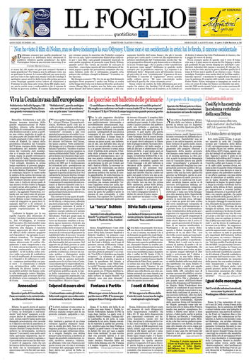 Copertura Il Foglio