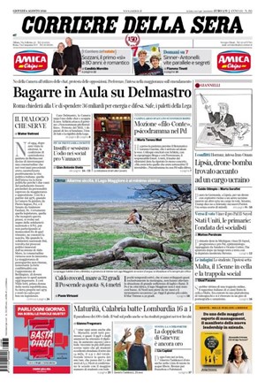 Copertura Corriere della Sera