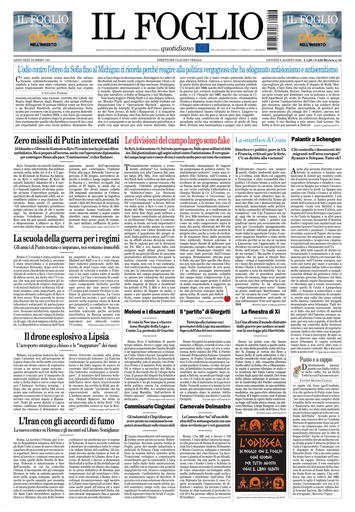 Copertura Il Foglio