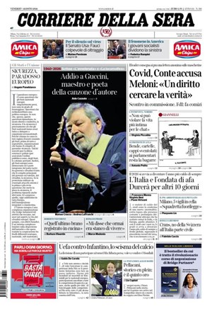Copertura Corriere della Sera