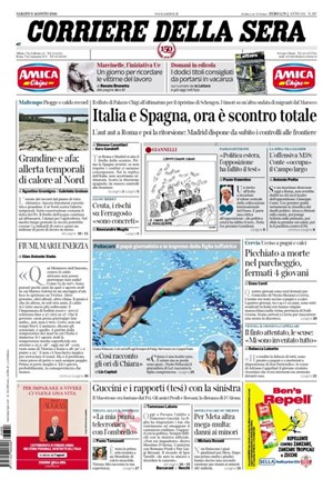 Copertura Corriere della Sera