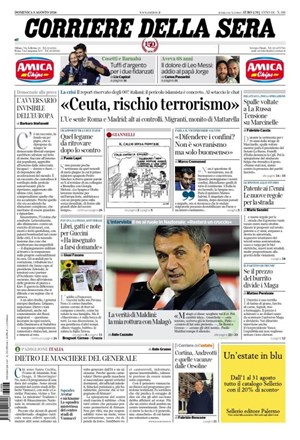 Copertura Corriere della Sera