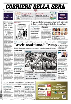 Copertura Corriere della Sera