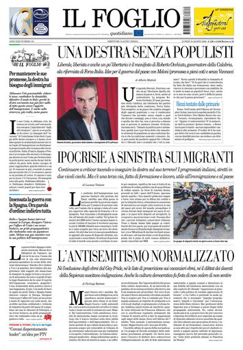 Copertura Il Foglio