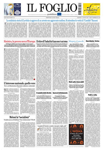 Copertura Il Foglio