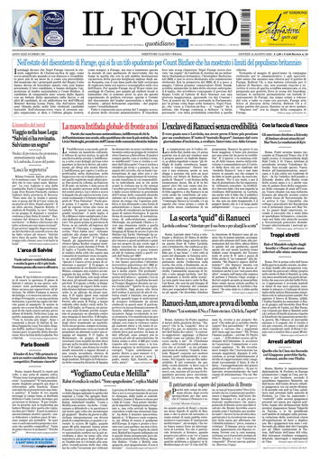 Copertura Il Foglio