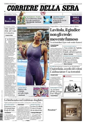 Copertura Corriere della Sera
