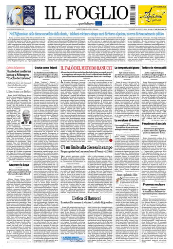 Copertura Il Foglio