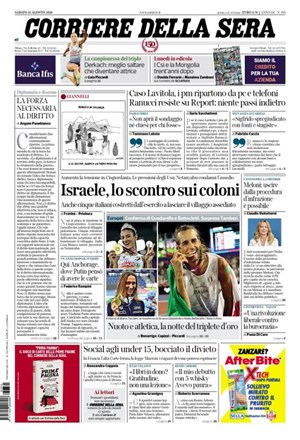 Copertura Corriere della Sera