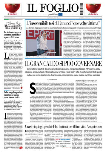 Copertura Il Foglio