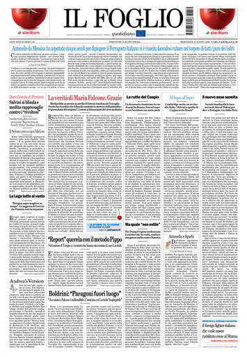 Copertura Il Foglio