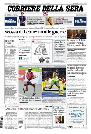 Copertura Corriere della Sera