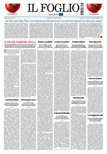 Copertura Il Foglio