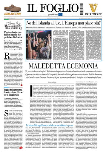 Copertura Il Foglio