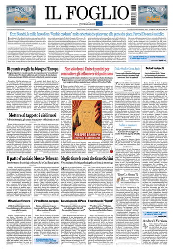 Copertura Il Foglio
