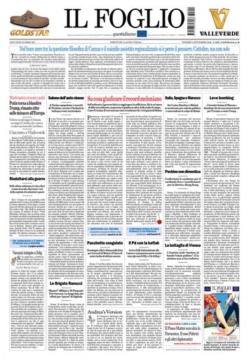 Copertura Il Foglio