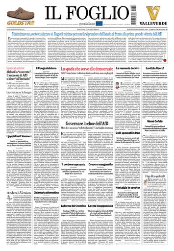 Copertura Il Foglio