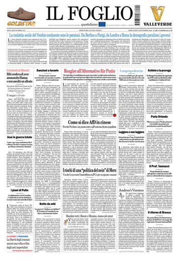 Copertura Il Foglio