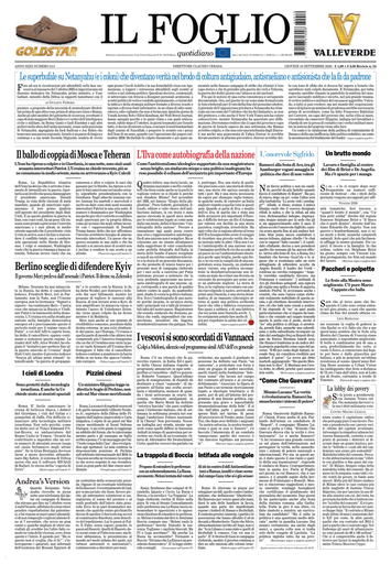 Copertura Il Foglio