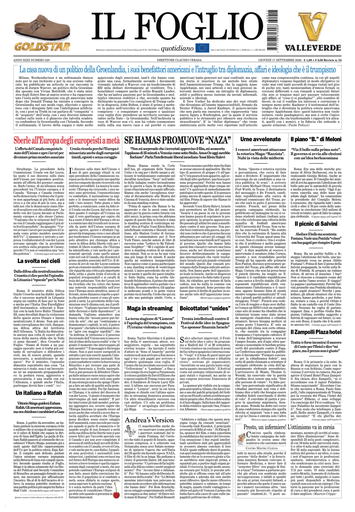 Copertura Il Foglio