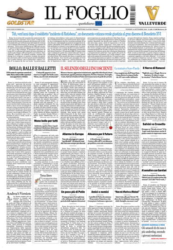 Copertura Il Foglio