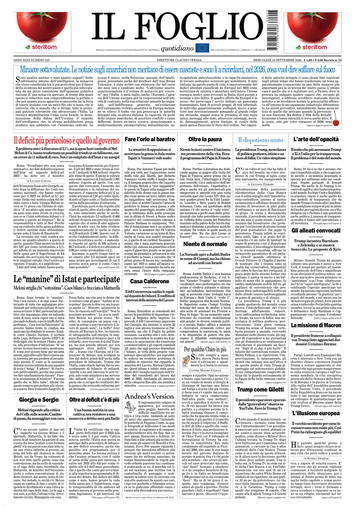 Copertura Il Foglio