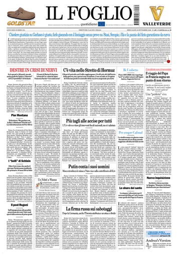 Copertura Il Foglio