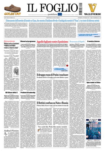 Copertura Il Foglio