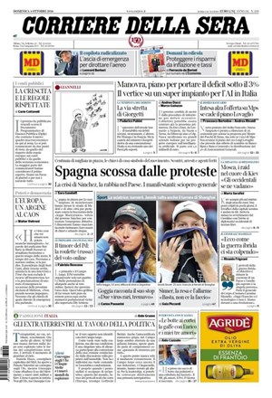 Copertura Corriere della Sera